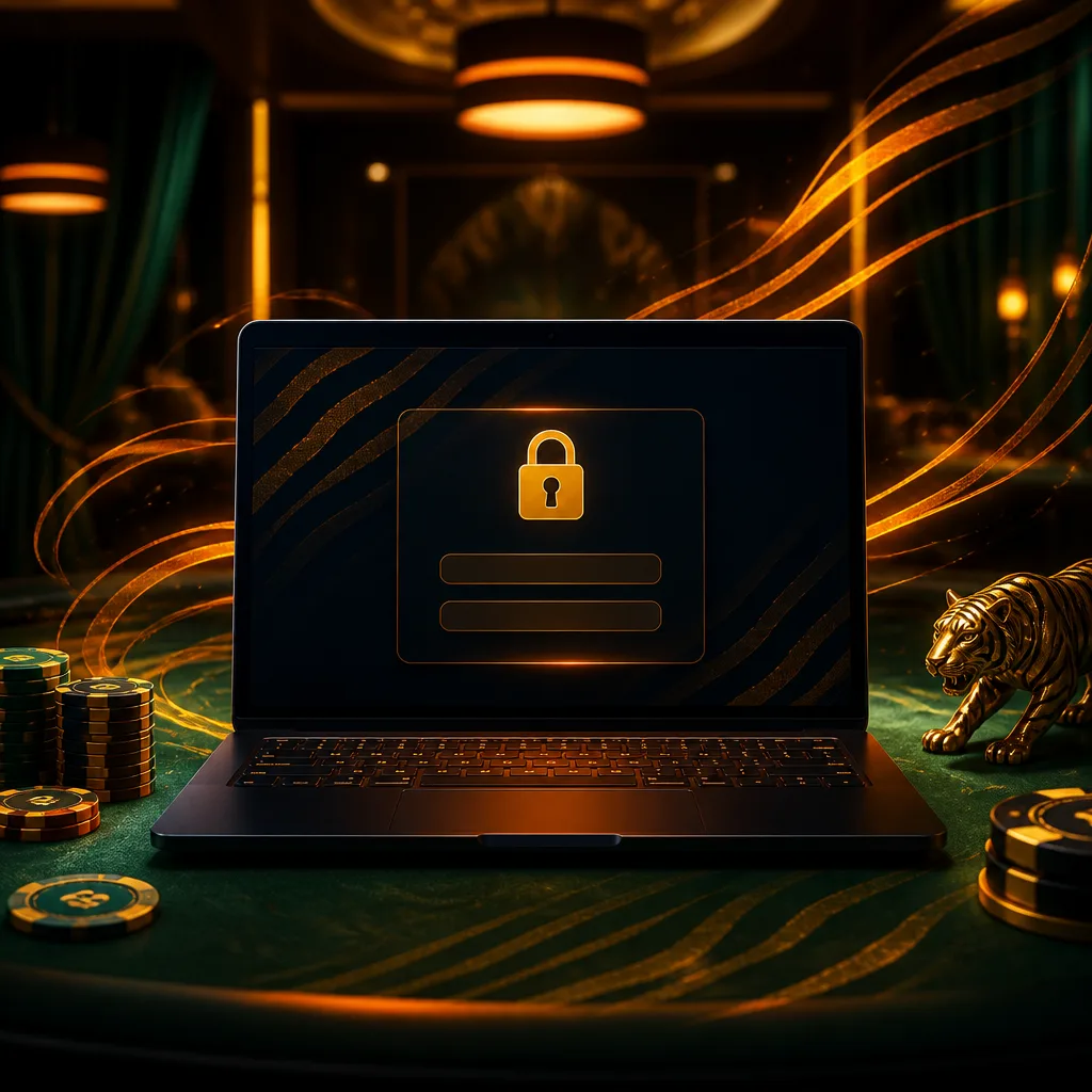 Ilustración de acceso a cuenta en SpinTiger